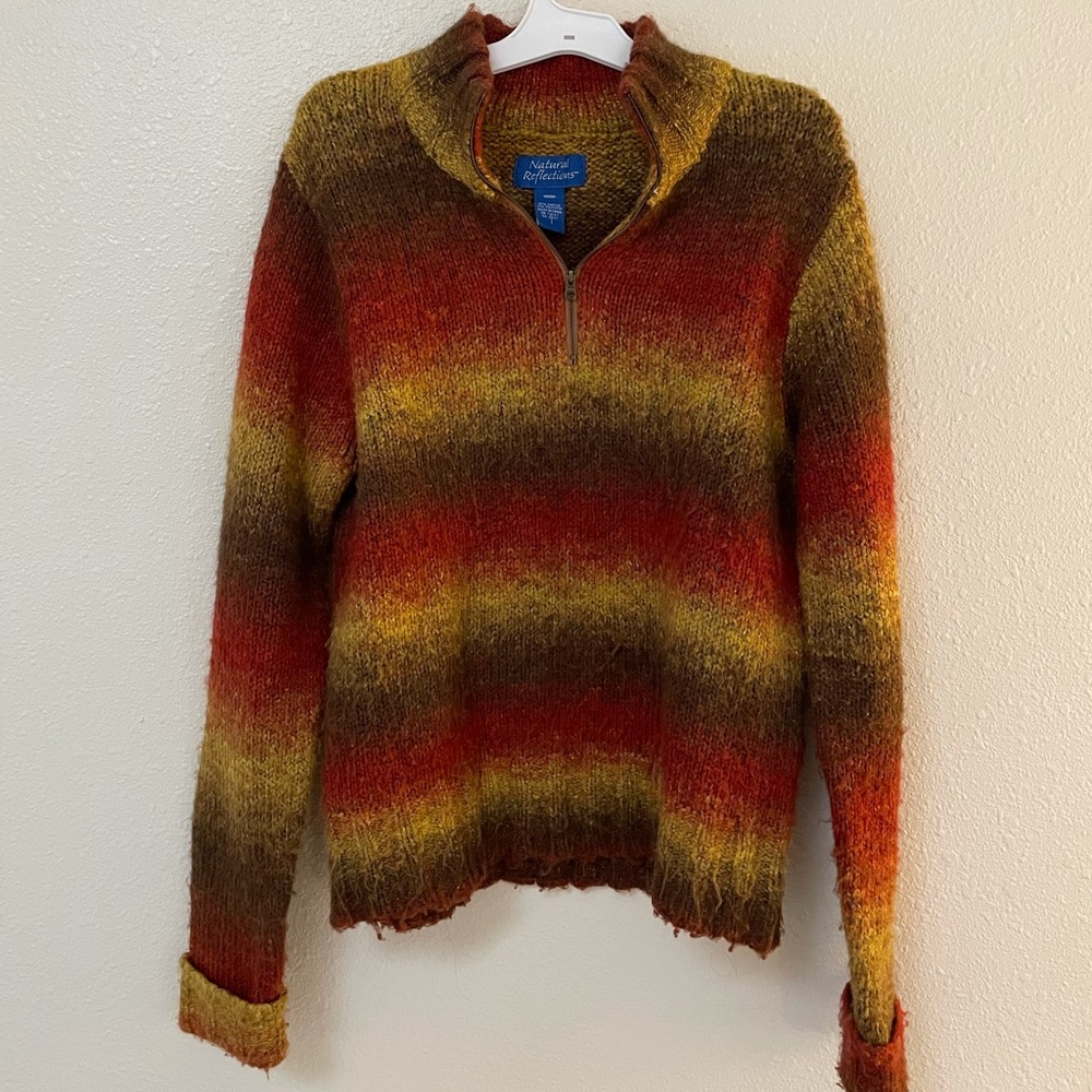 Natural Reflections Quarter Zip Sweater